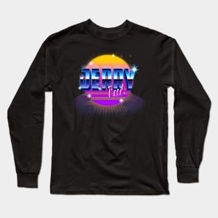 Design Proud Jerry Name Birthday 70s 80s 90s Color Long Sleeve T-Shirt